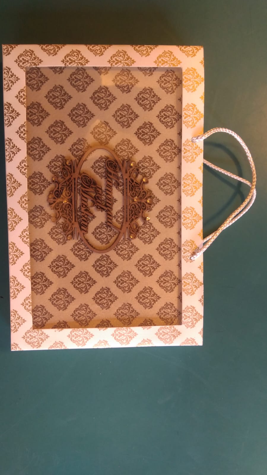 Custom Wedding Invites - box-type invitation with presentation bag